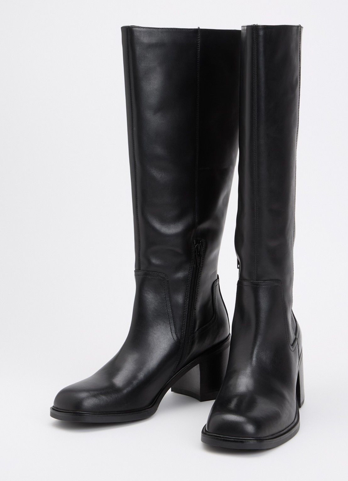 Vagabond Shoemakers Meryl laars van leer - detail zwart