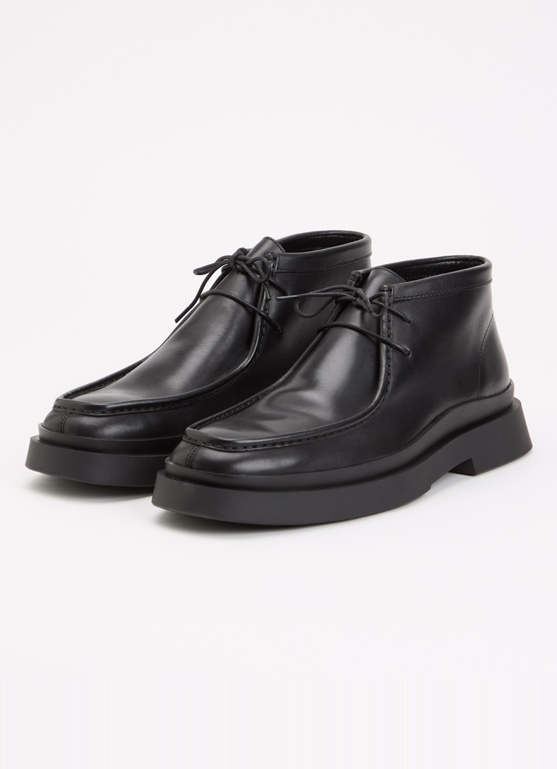 Vagabond Shoemakers Mike veterschoen van leer - detail 3 zwart