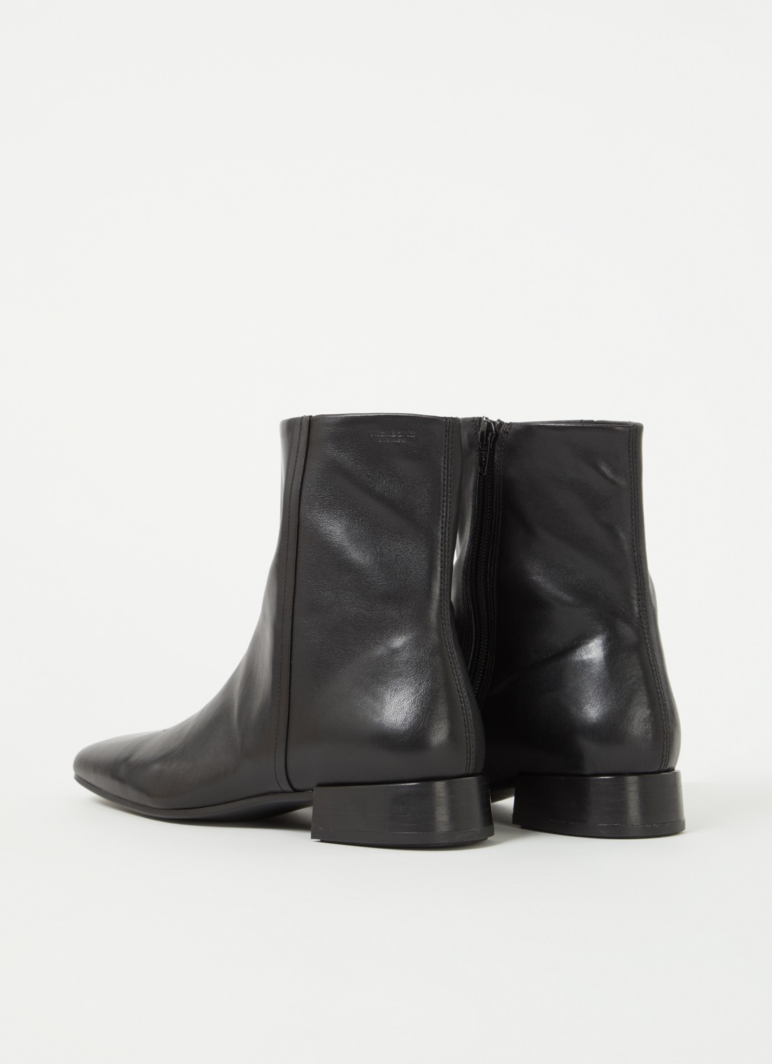 Vagabond Shoemakers Mona enkellaarsje van leer - achterkant zwart
