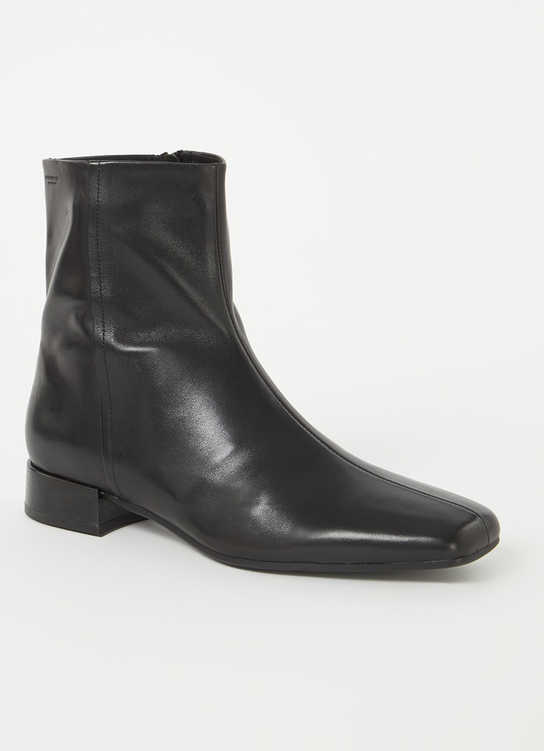 Vagabond Shoemakers Mona enkellaarsje van leer - voorkant 4 zwart