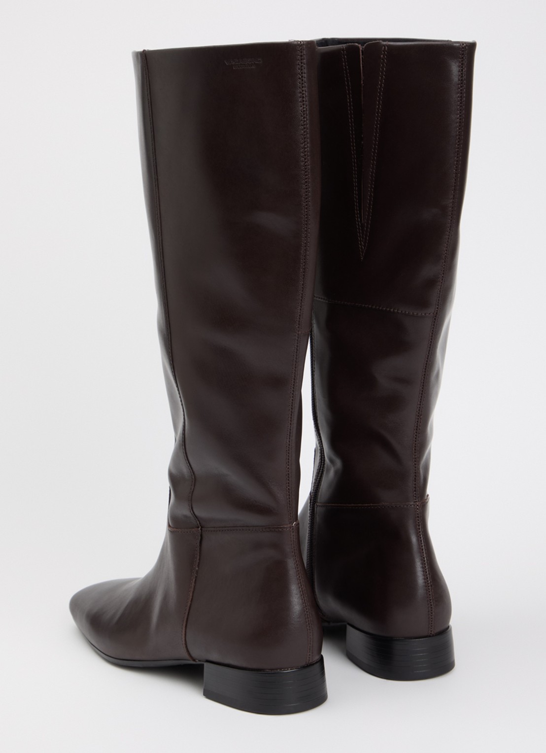 Vagabond Shoemakers Mona laars van leer - achterkant chocoladebruin