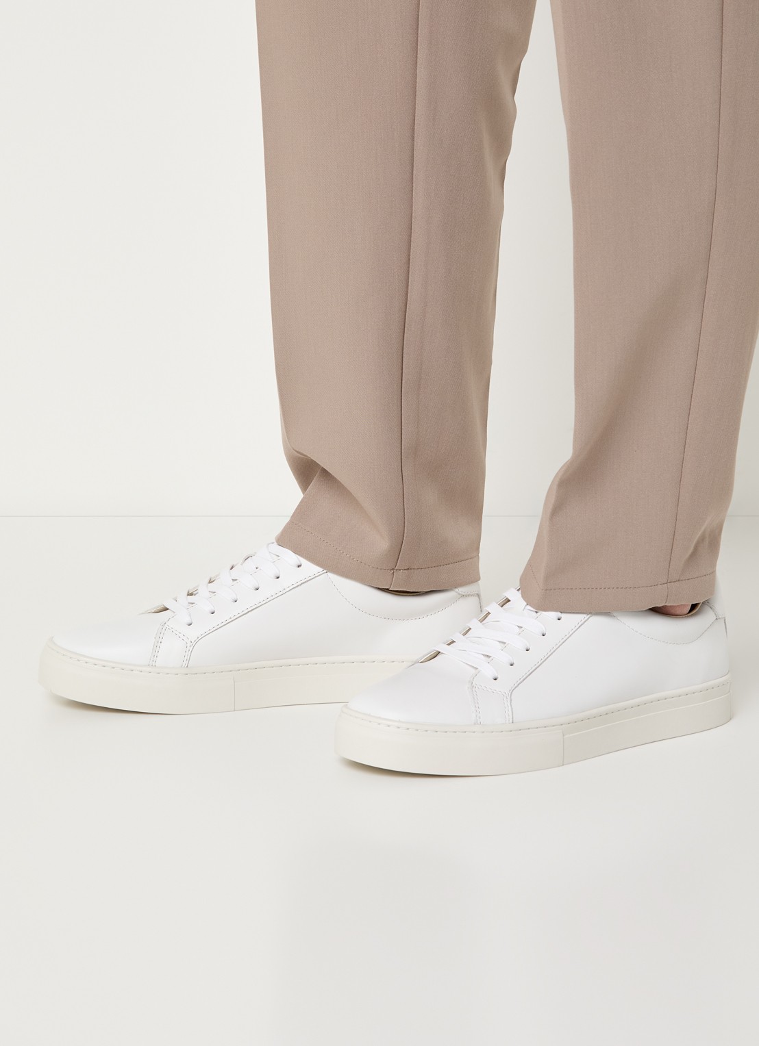 Vagabond Shoemakers Paul 2.0 sneaker van leer - voorkant 5 gebroken wit