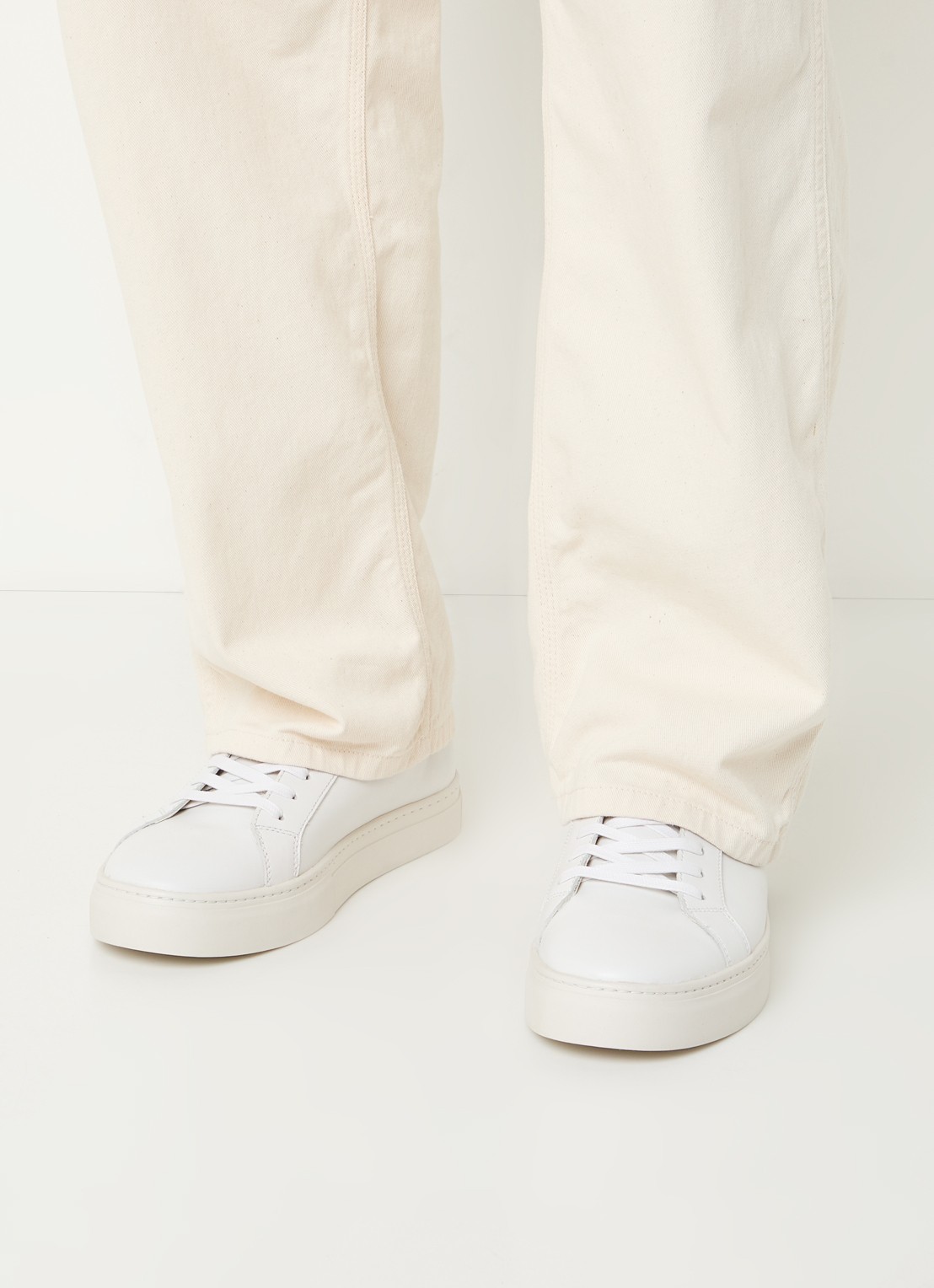 Vagabond Shoemakers Paul 2.0 sneaker van leer - voorkant 6 gebroken wit