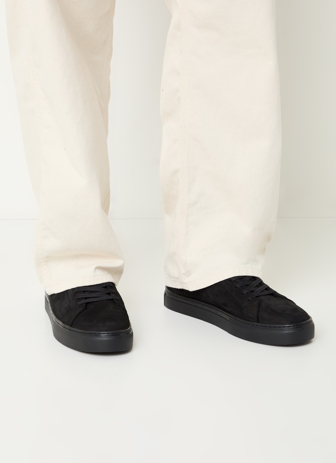Vagabond Shoemakers Paul 2.0 sneaker van nubuck - voorkant 3 zwart