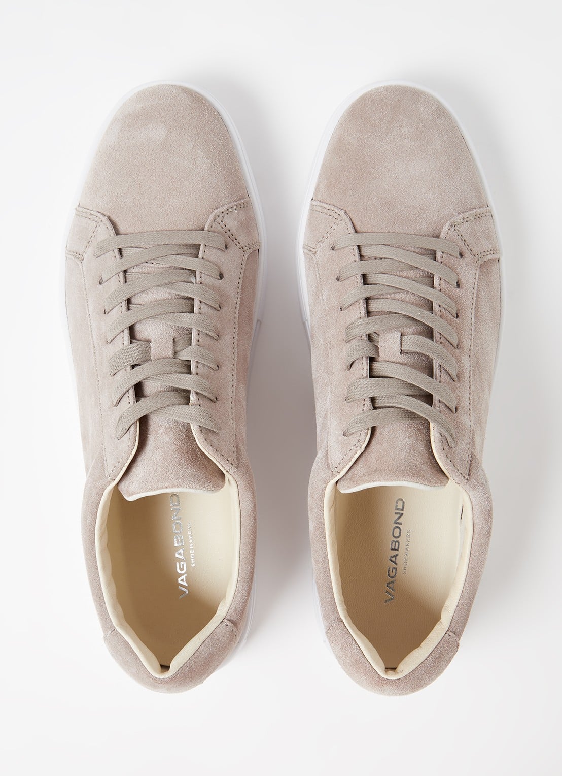 Vagabond Shoemakers Paul 2.0 sneaker van suède - detail 2 zand