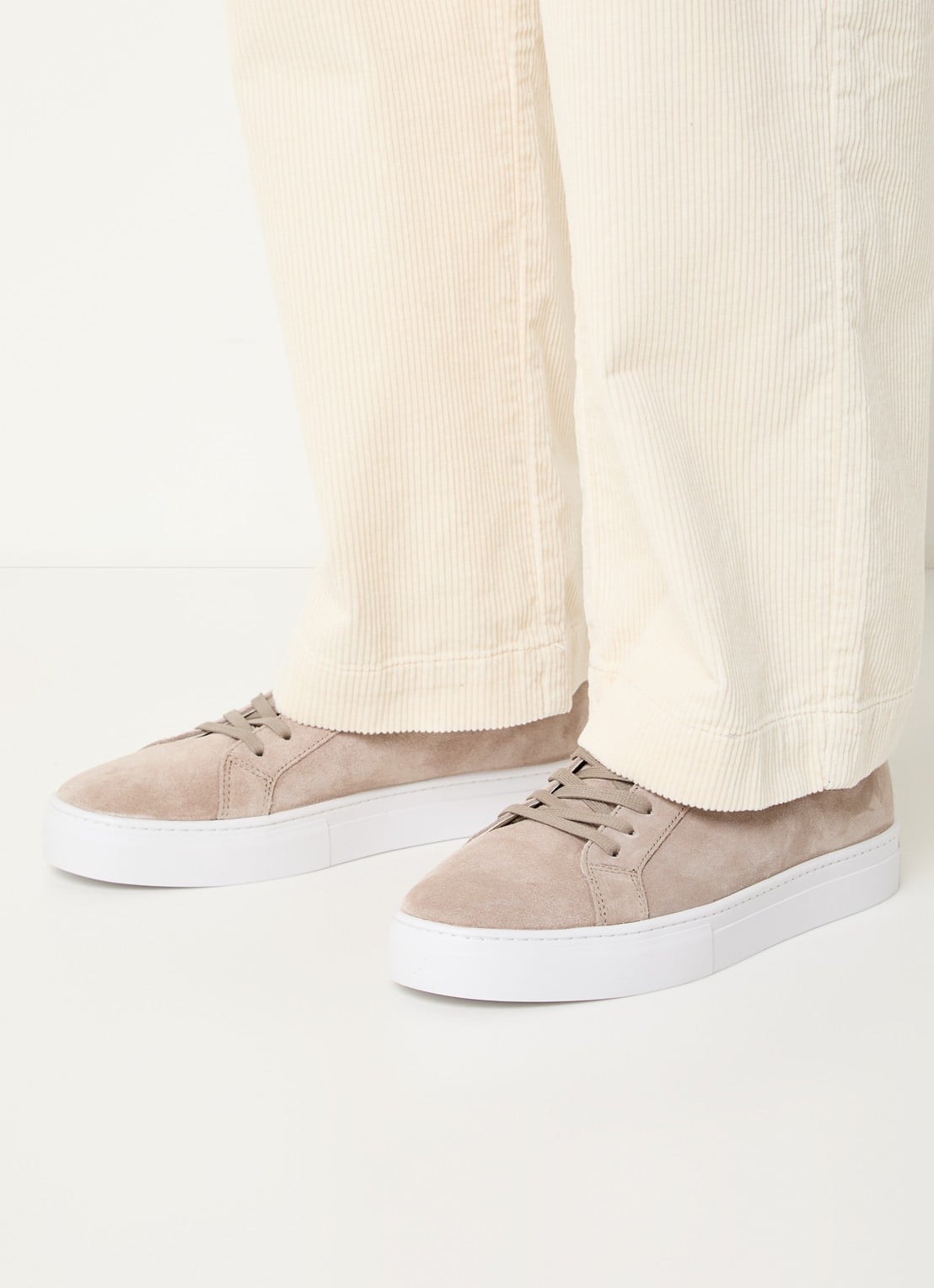 Vagabond Shoemakers Paul 2.0 sneaker van suède - voorkant 5 zand