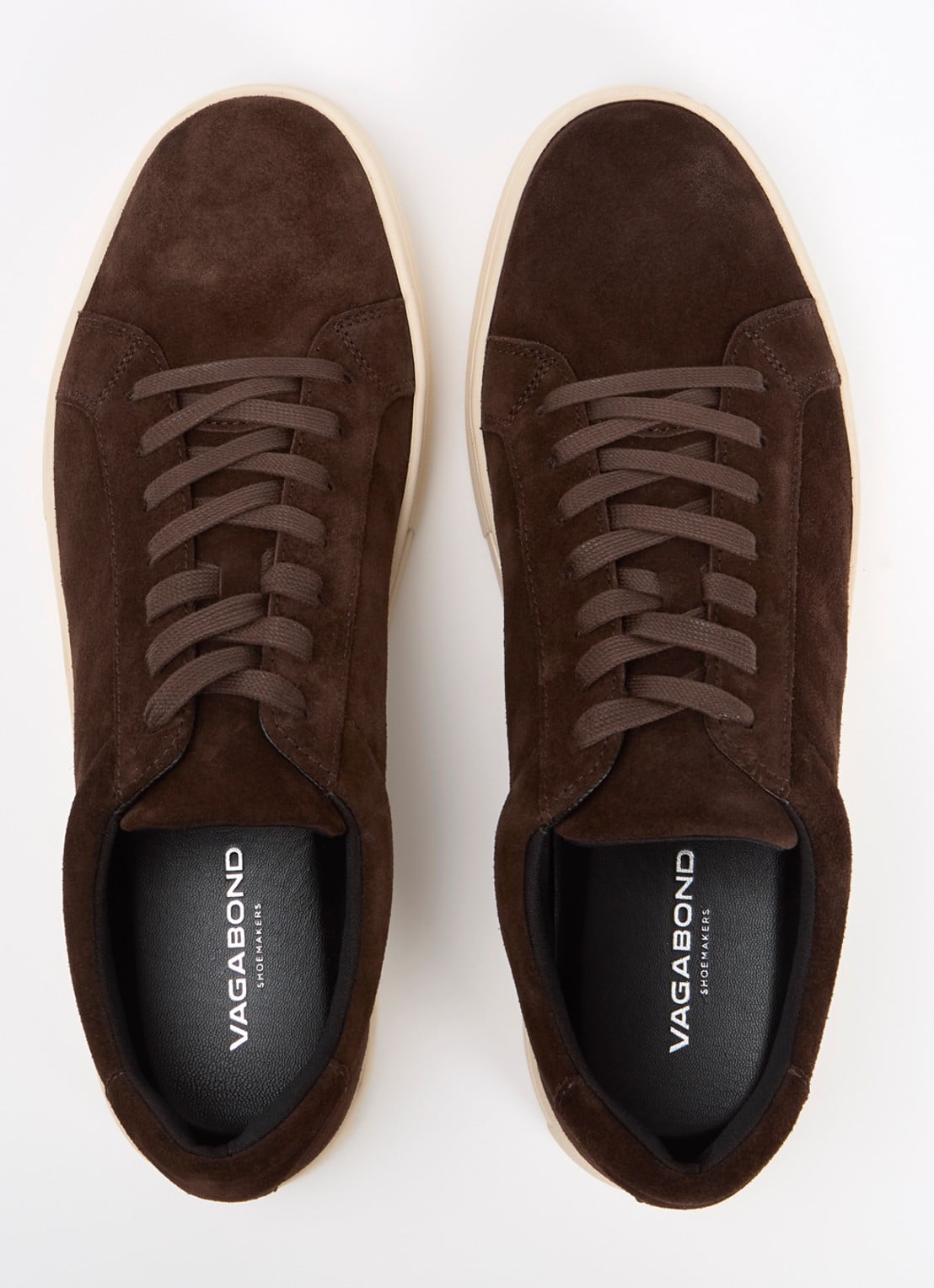 Vagabond Shoemakers Paul 2.0 sneaker van suède - detail 3 bruin