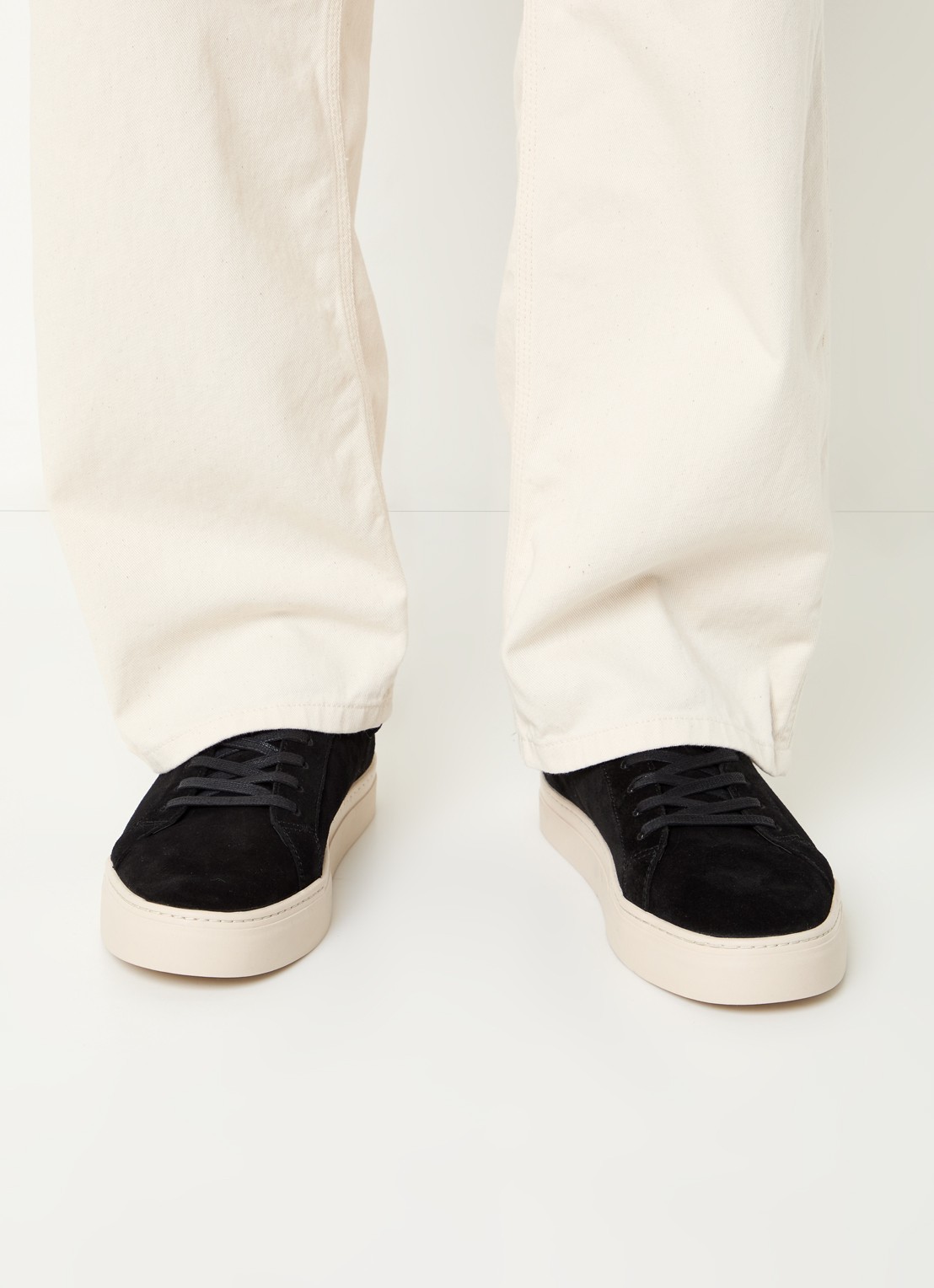 Vagabond Shoemakers Paul 2.0 sneaker van suède - voorkant 6 zwart