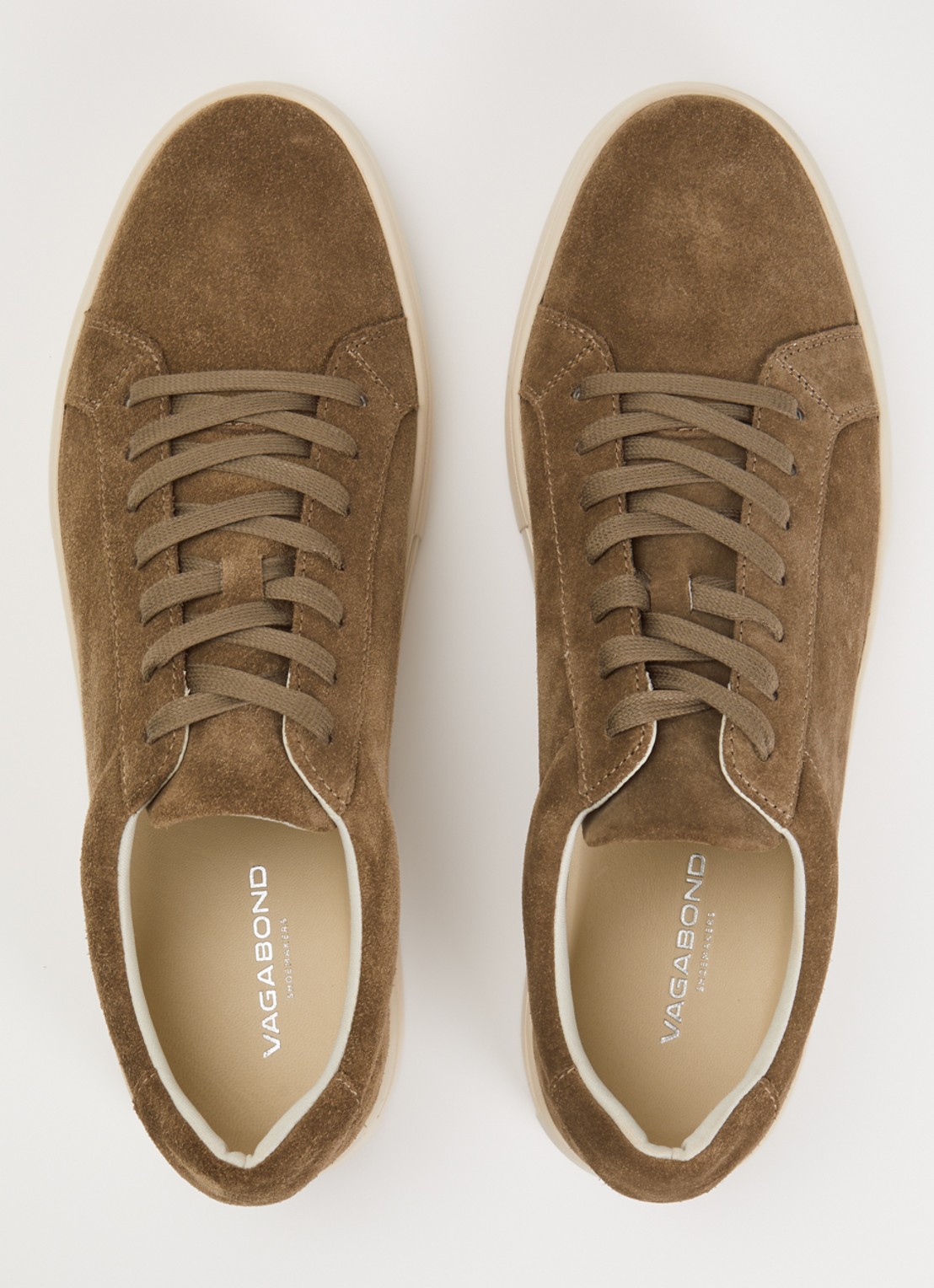 Vagabond Shoemakers Paul 2.0 sneaker van suède - detail 2 zand