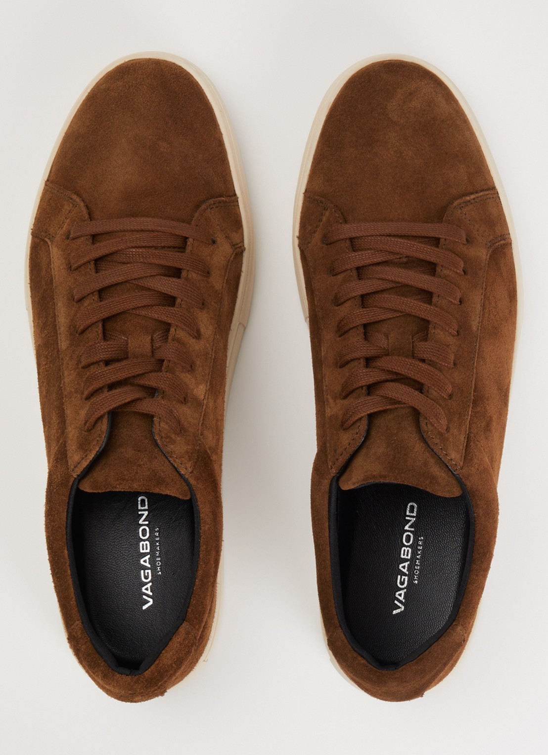Vagabond Shoemakers Paul 2.0 sneaker van suède - detail 4 bruin