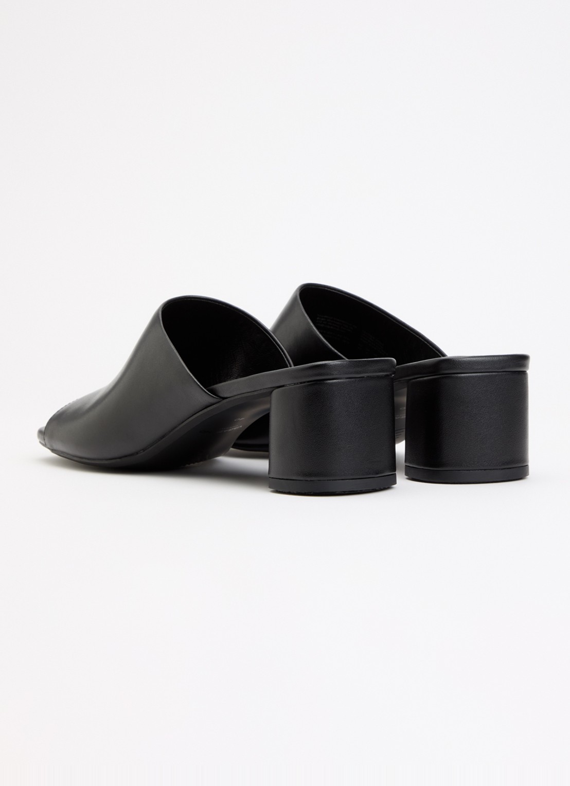 Vagabond Shoemakers Piper muiltje van leer - achterkant zwart