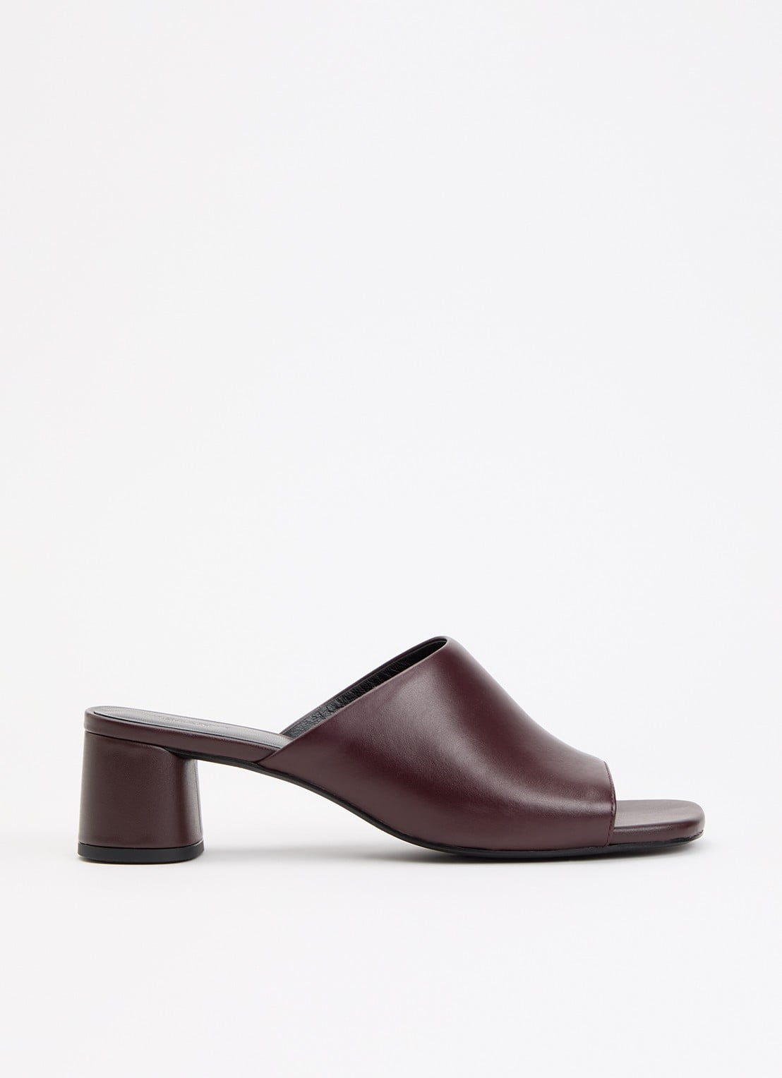 Vagabond Shoemakers Piper muiltje van leer - voorkant bordeauxrood