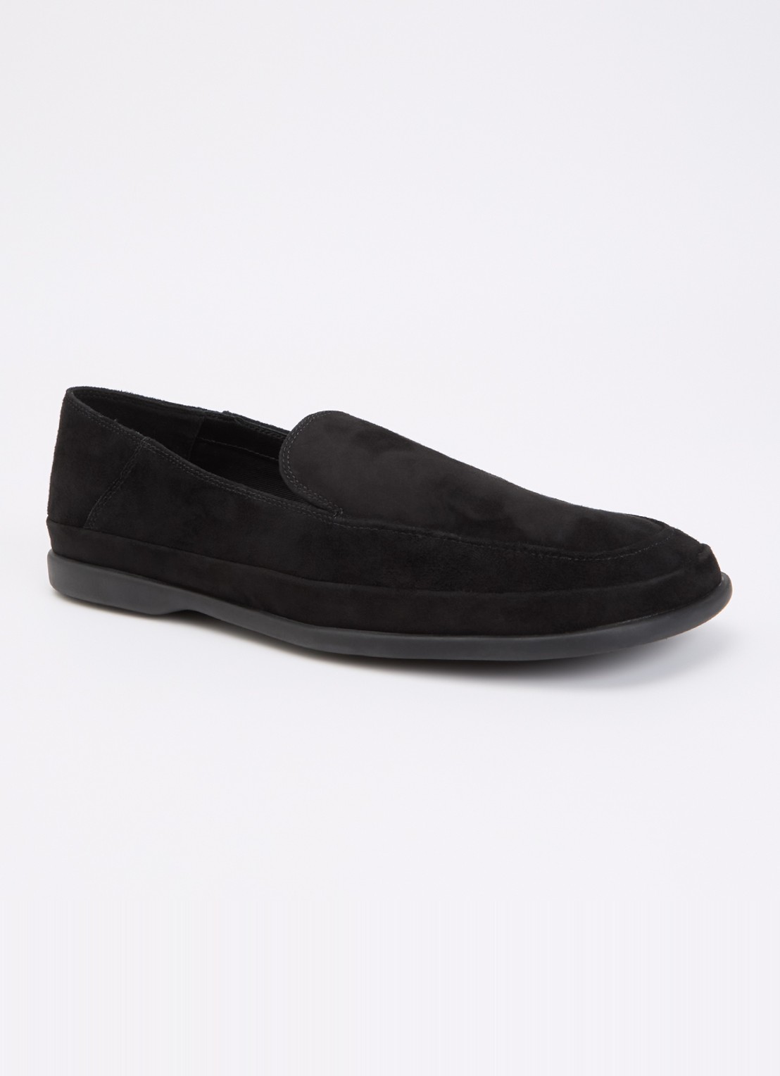 Vagabond Shoemakers Sammie loafer van geitensuède - voorkant zwart