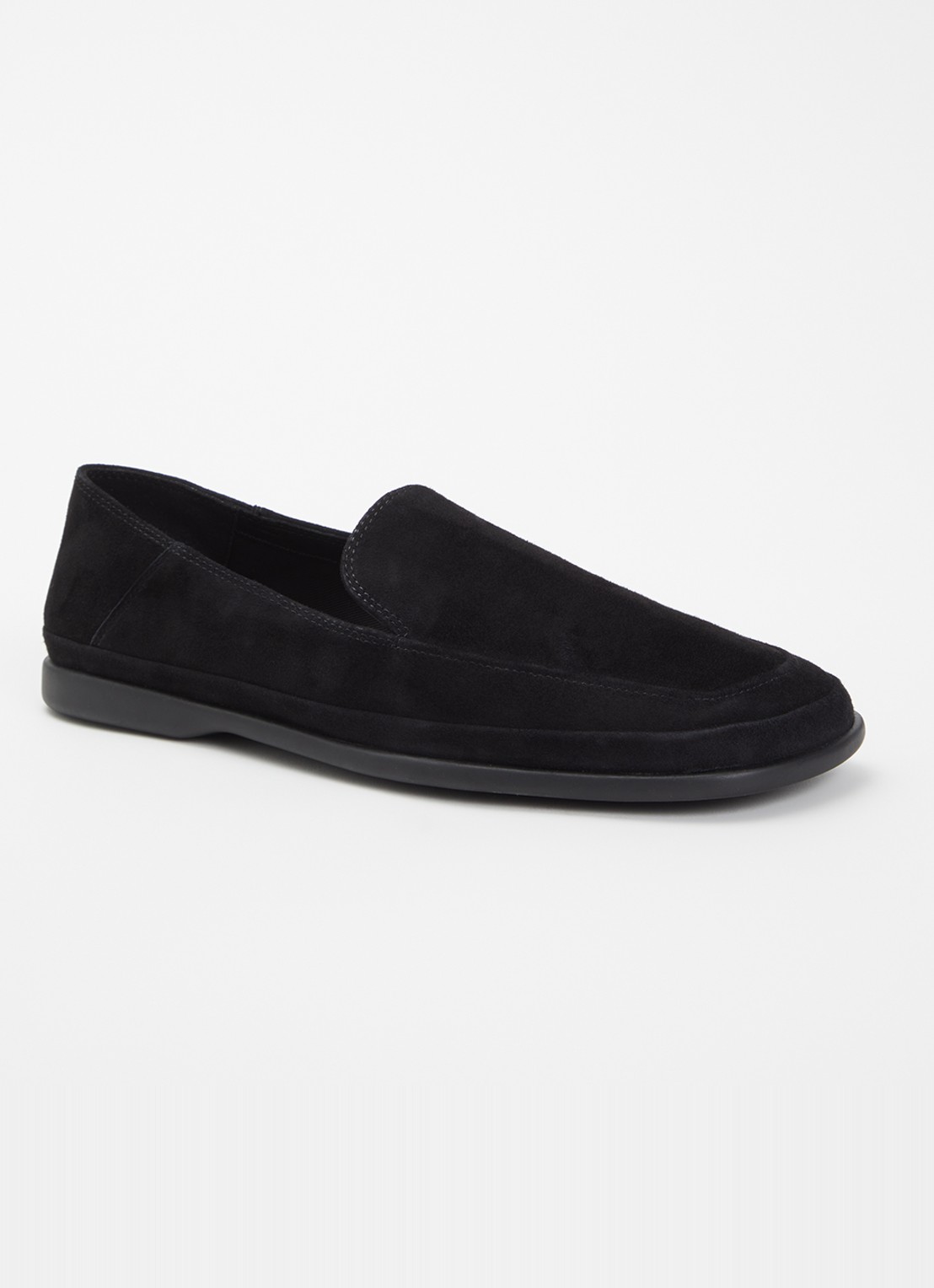 Vagabond Shoemakers Sammie loafer van geitensuède - voorkant zwart