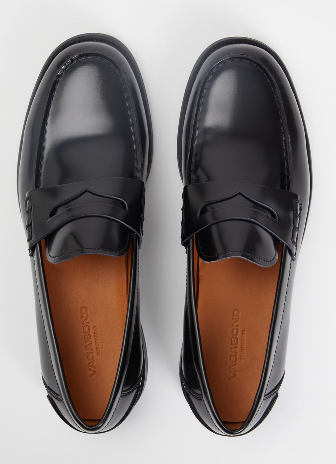 Vagabond Shoemakers Steven loafer van leer - detail 5 zwart