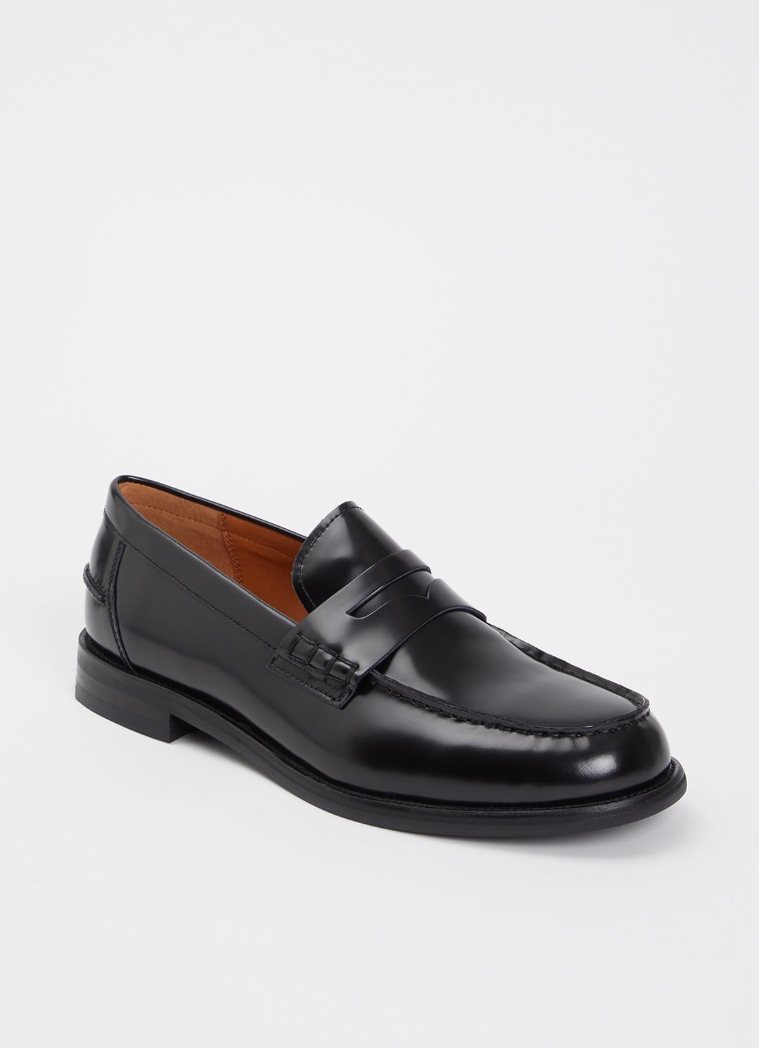 Vagabond Shoemakers Steven loafer van leer - voorkant zwart