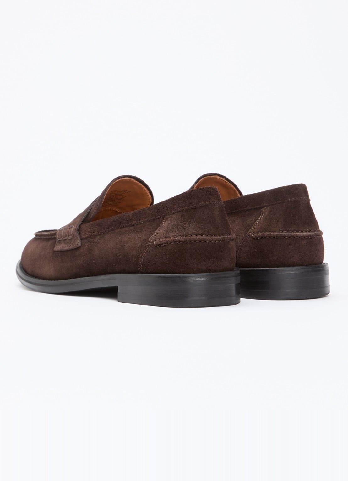 Vagabond Shoemakers Steven loafer van suède - achterkant 5 chocoladebruin