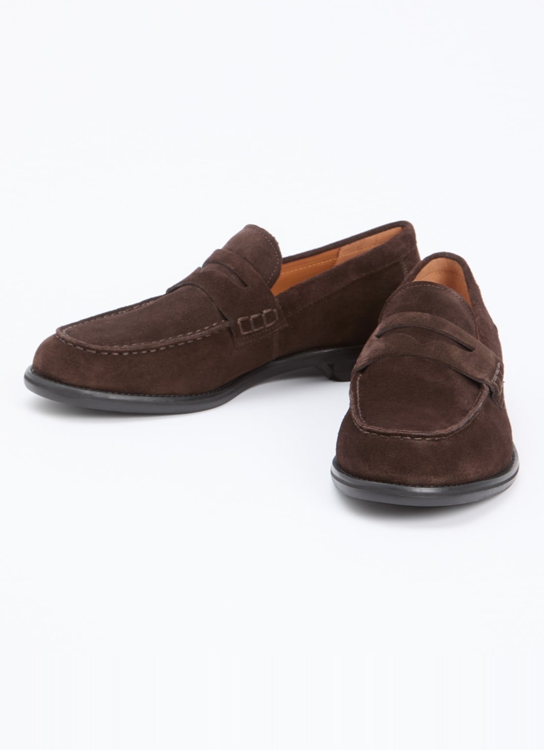 Vagabond Shoemakers Steven loafer van suède - detail 2 chocoladebruin