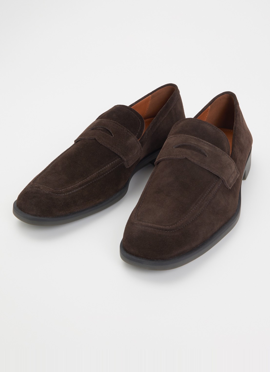 Vagabond Shoemakers Troy loafer van suède - detail 4 donkerbruin