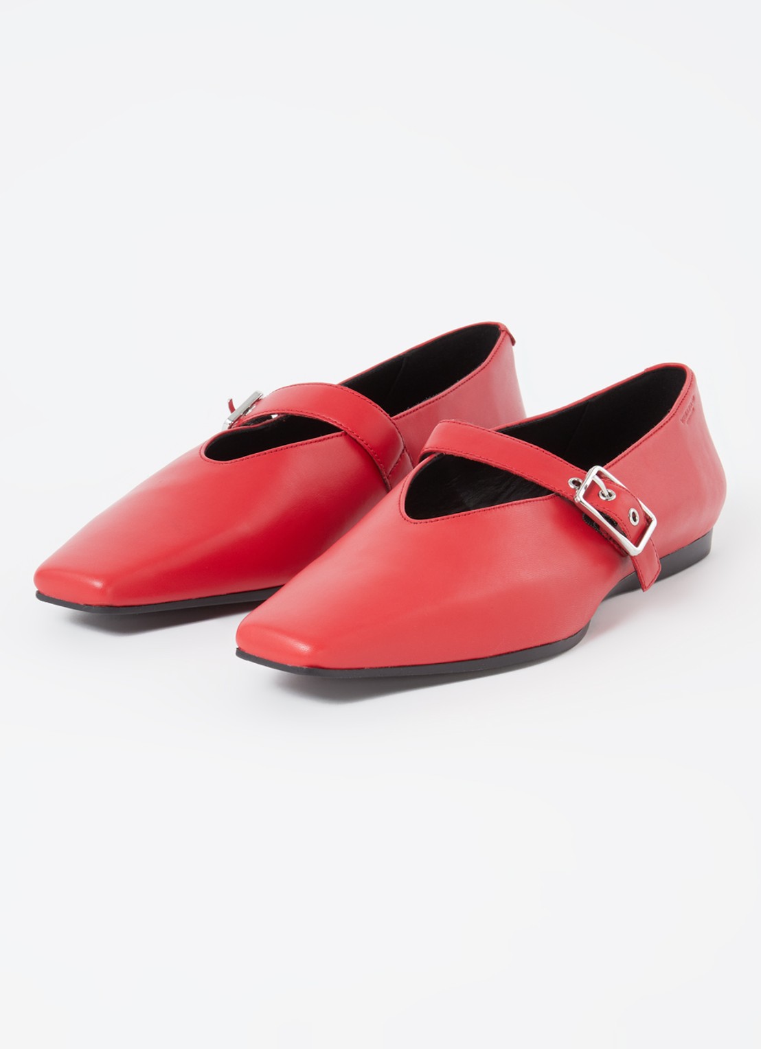Vagabond Shoemakers Wioletta ballerina van leer - detail 4 rood