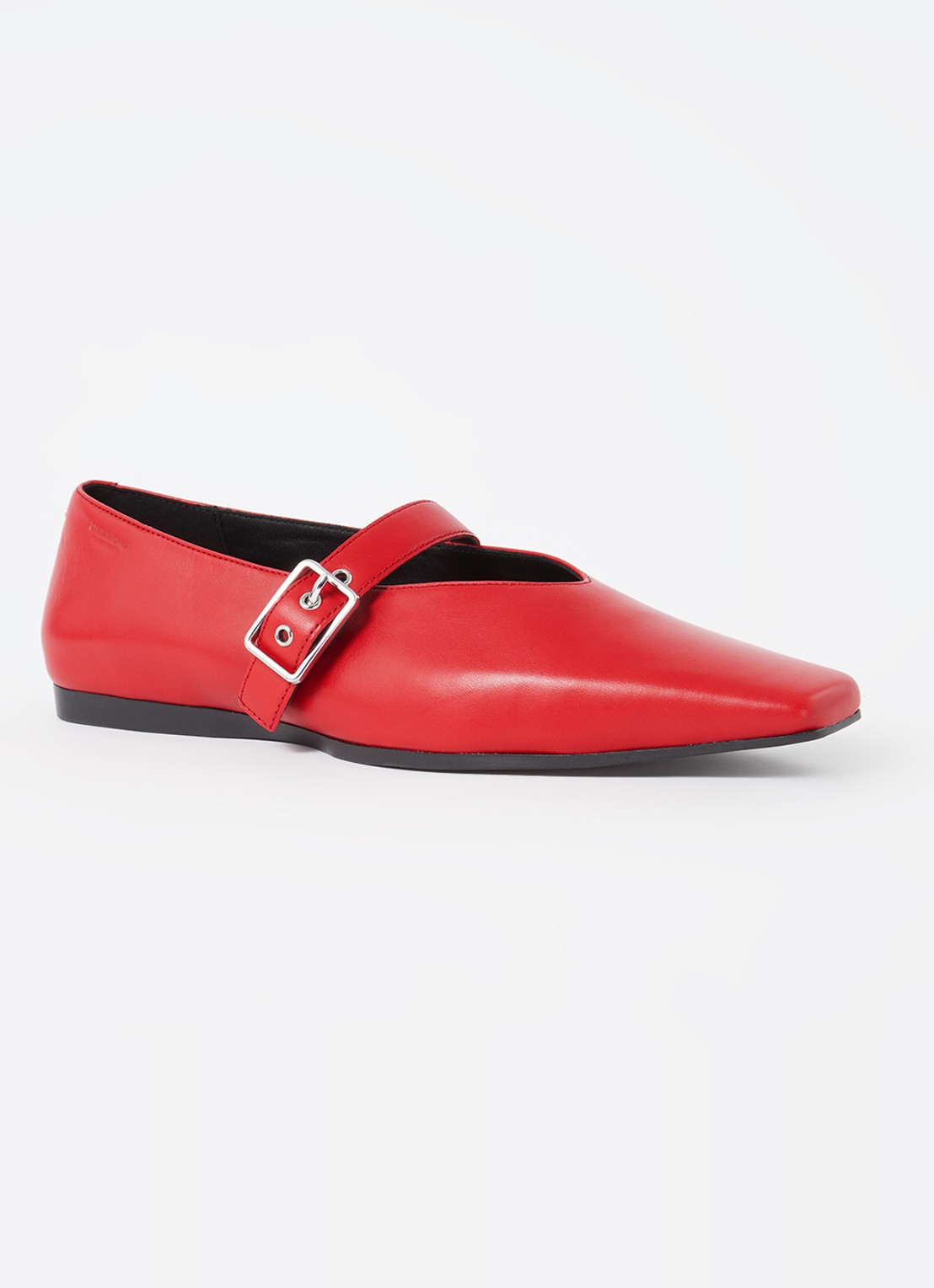 Vagabond Shoemakers Wioletta ballerina van leer - voorkant 2 rood