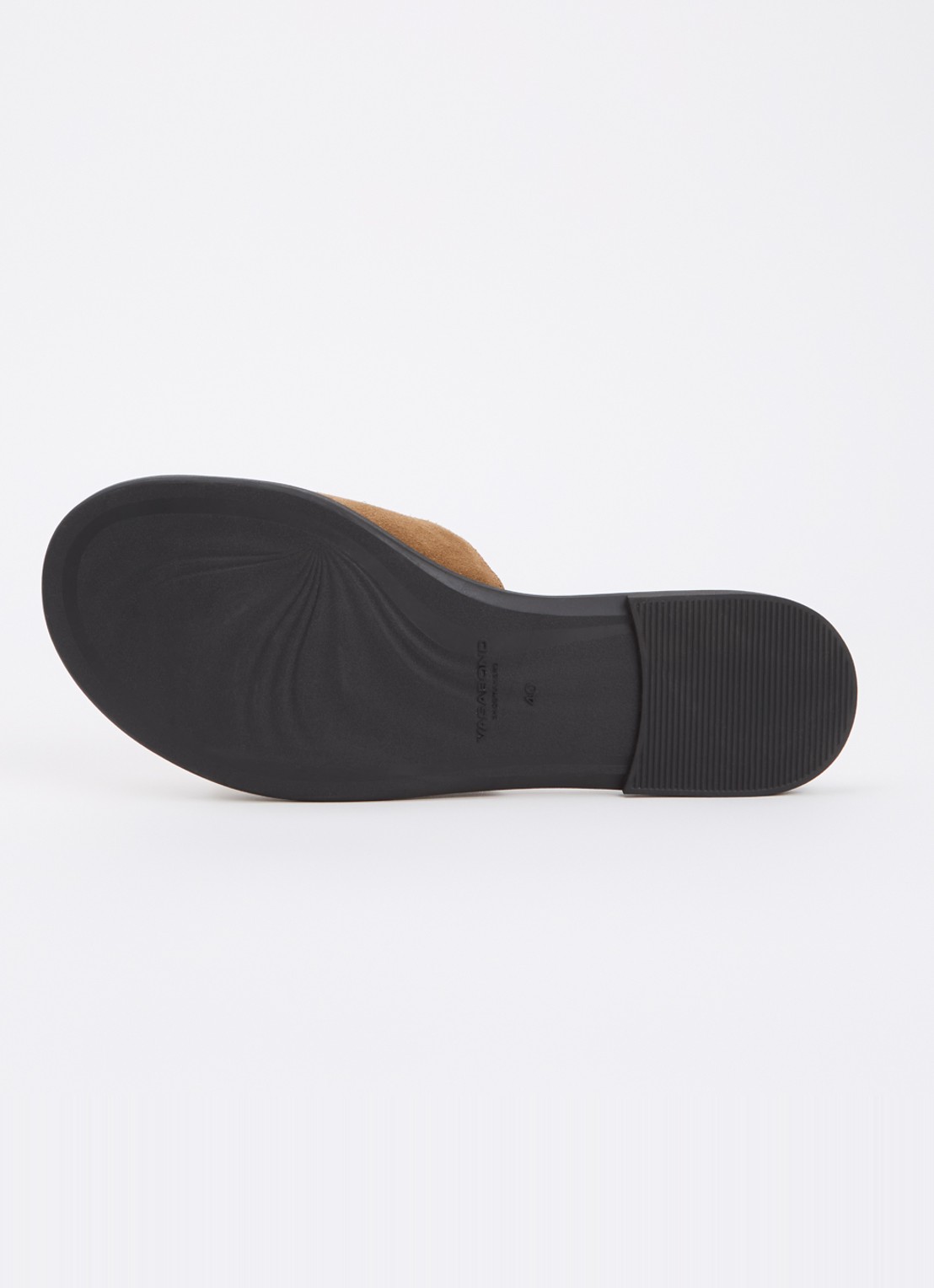 Vagabond Shoemakers Zaida slipper van suède - detail 4 zand
