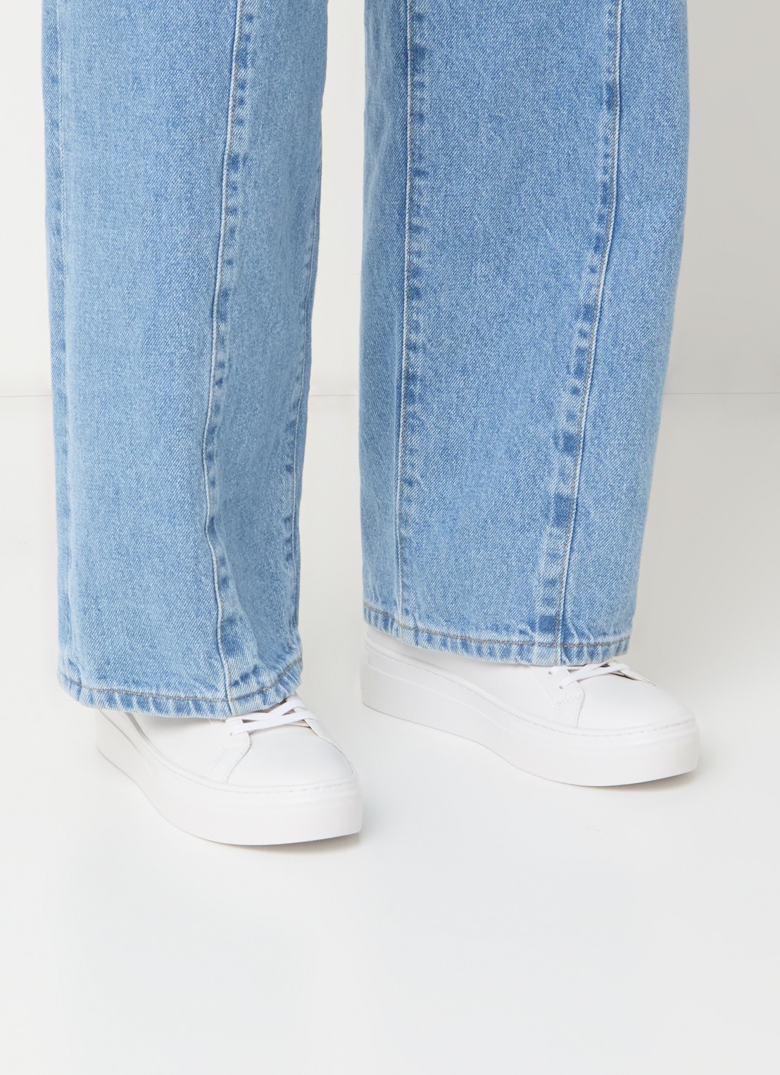 Vagabond Shoemakers Zoe sneaker van leer  - voorkant 6 wit