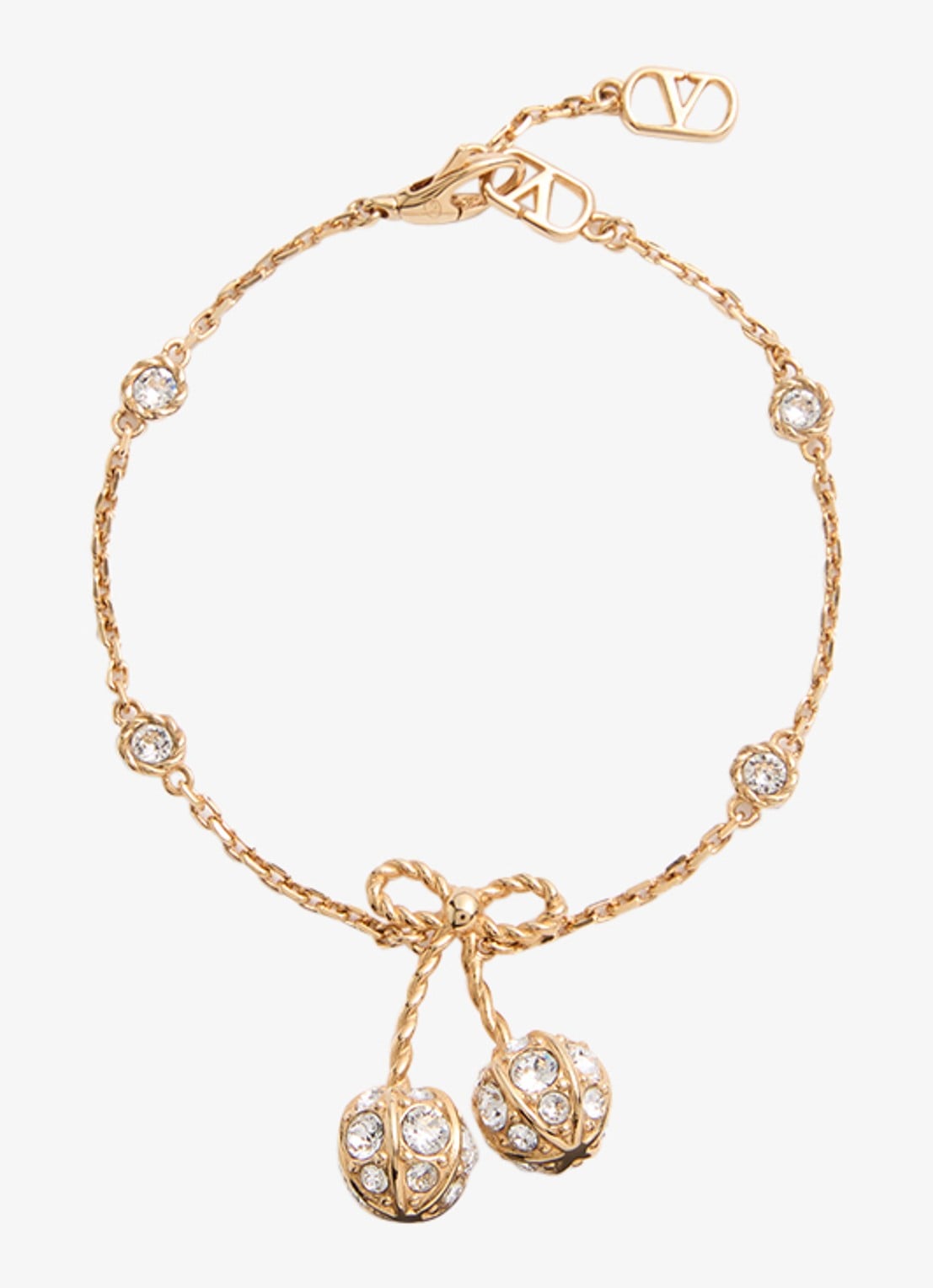 Valentino Garavani Armband met hanger - voorkant goud