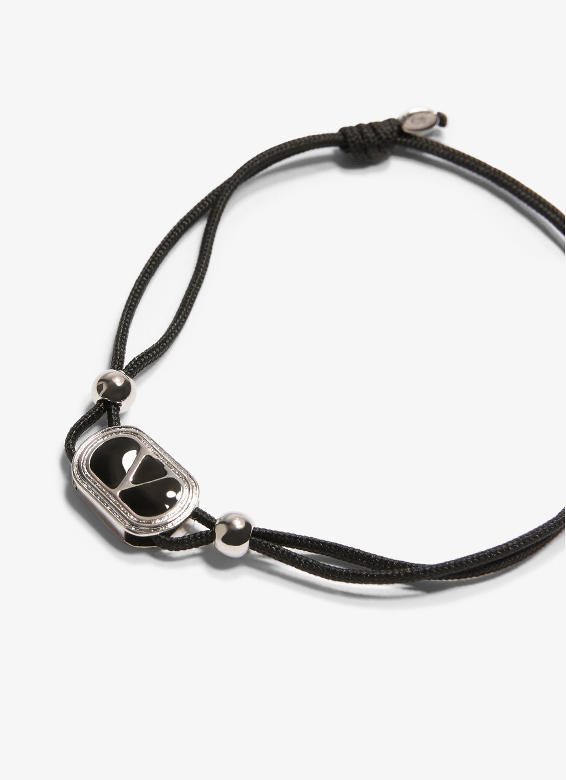 Valentino Garavani Armband met logo - detail 2 zwart