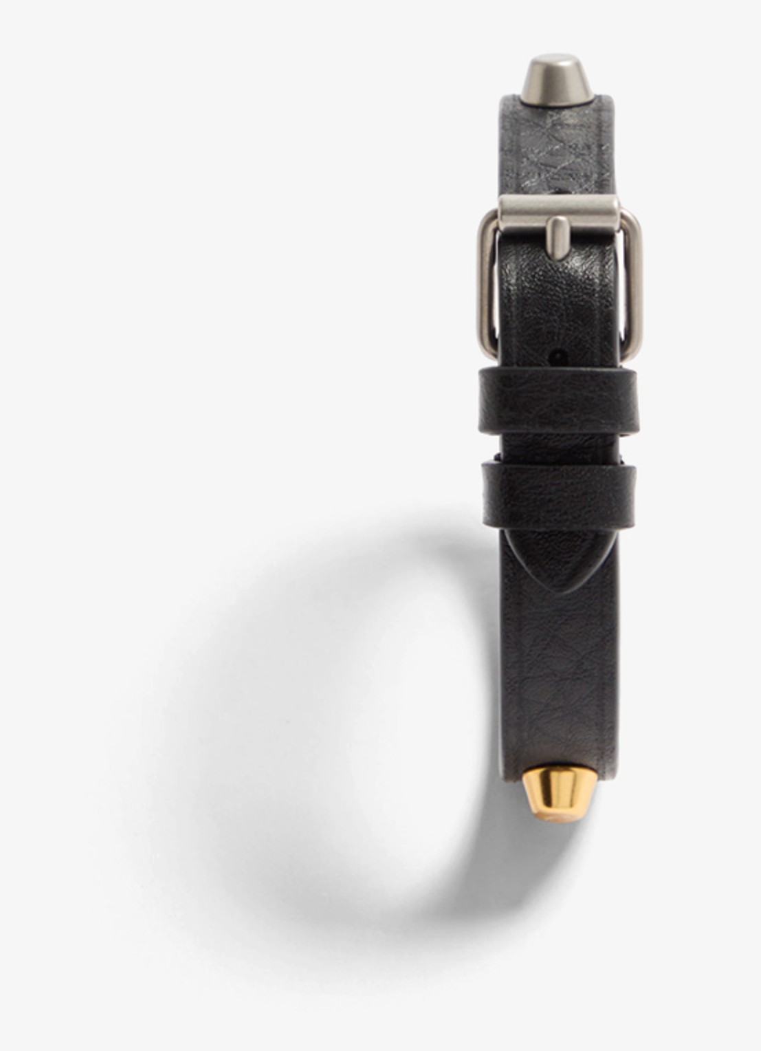 Valentino Garavani Armband van kalfsleer met studs - detail 2 zwart