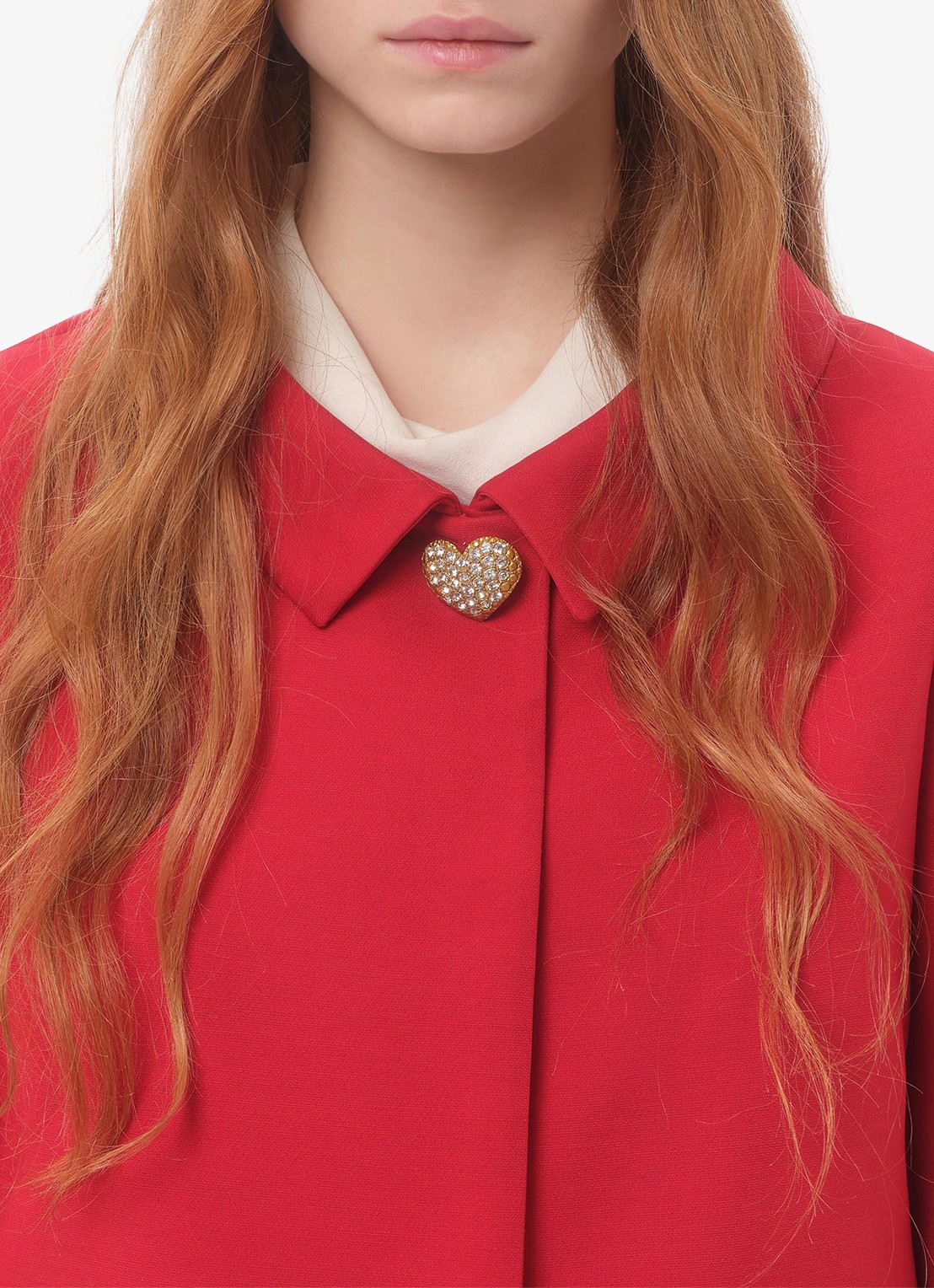 Valentino Garavani Blazer in zijdeblend met paspelzakken - detail 7 rood