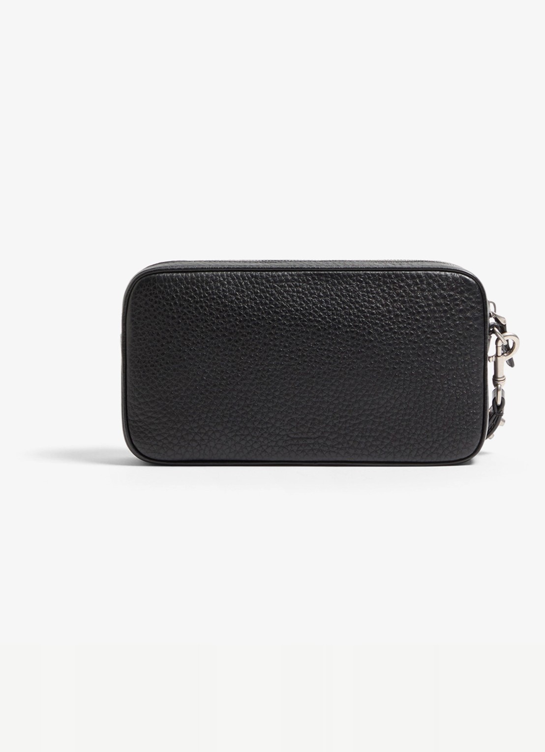 Valentino Garavani Clutch van kalfsleer met studs - achterkant zwart