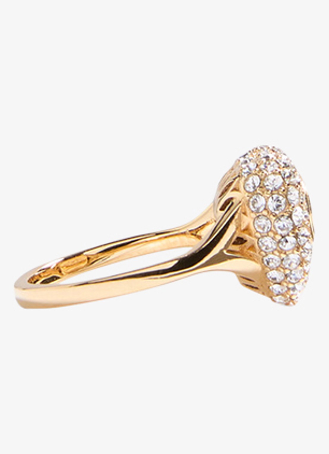 Valentino Garavani Coeur Royal ring met logo - detail 2 zwart
