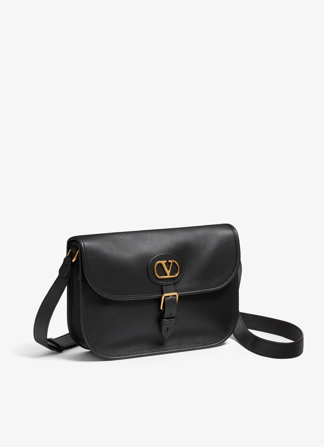 Valentino Garavani Crossbodytas van kalfsleer - detail 3 zwart