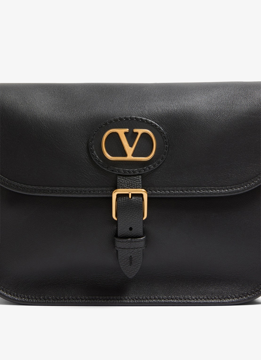 Valentino Garavani Crossbodytas van kalfsleer - detail 6 zwart