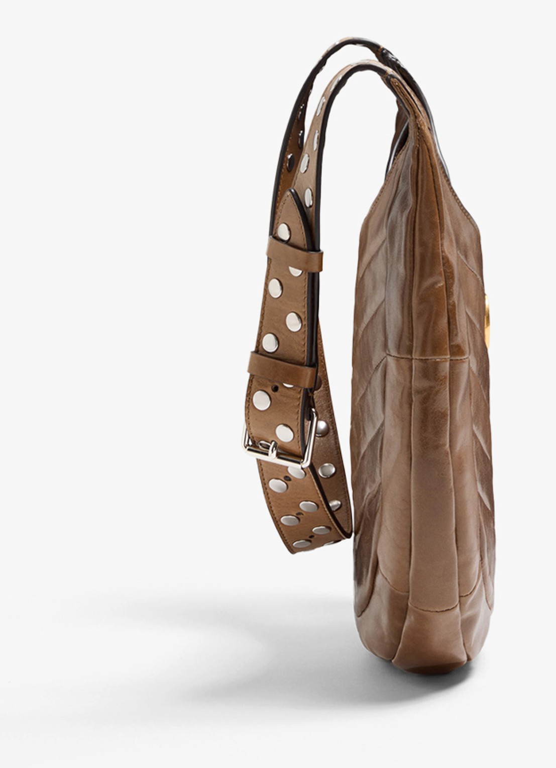 Valentino Garavani Hoboho Small schoudertas van lamsleer - detail 5 bruin