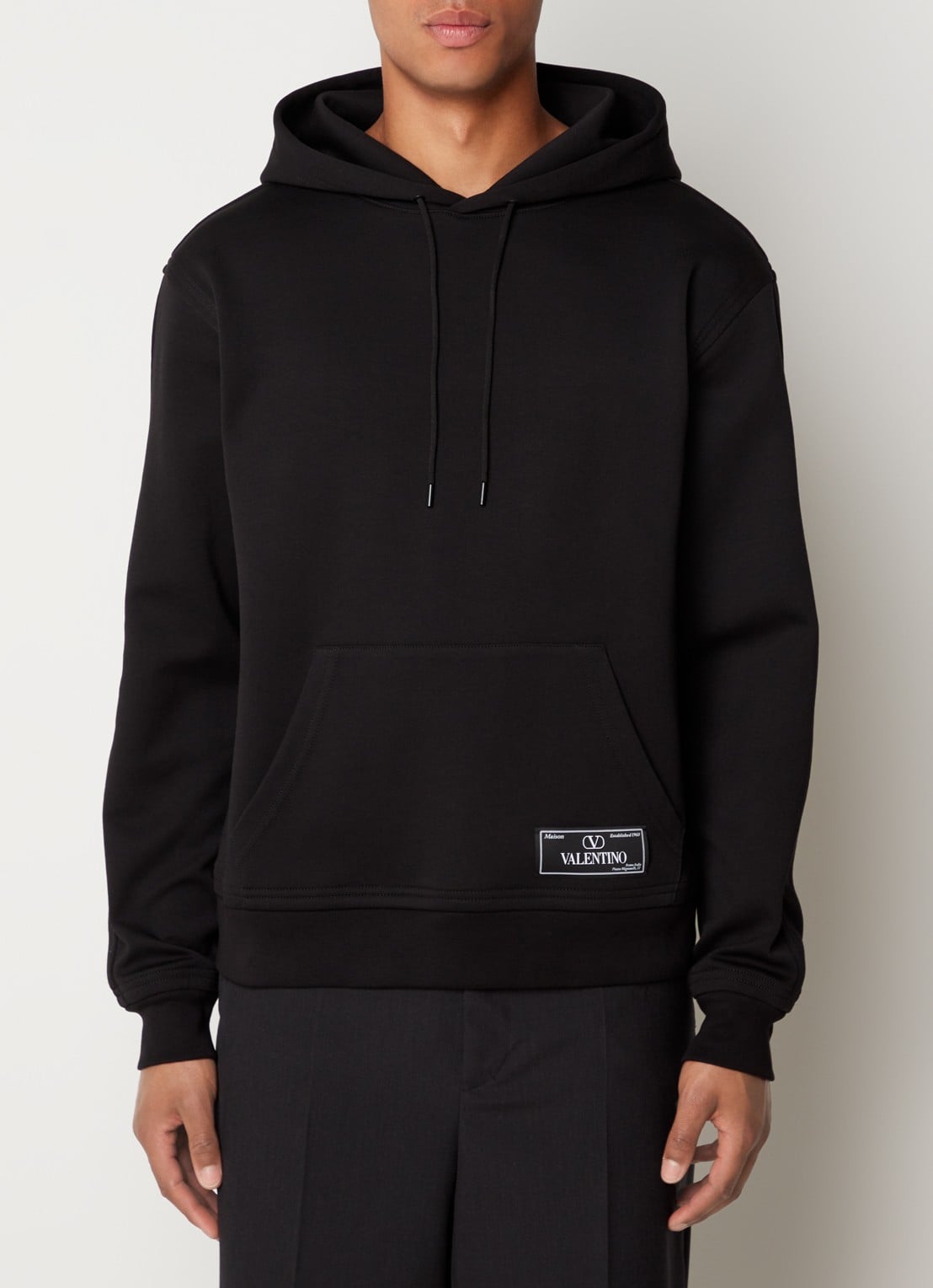 Valentino Garavani Hoodie met logo - detail 3 zwart