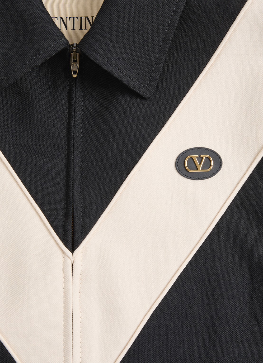 Valentino Garavani Jack in wolblend met opgestikte zakken - detail 7 zwart