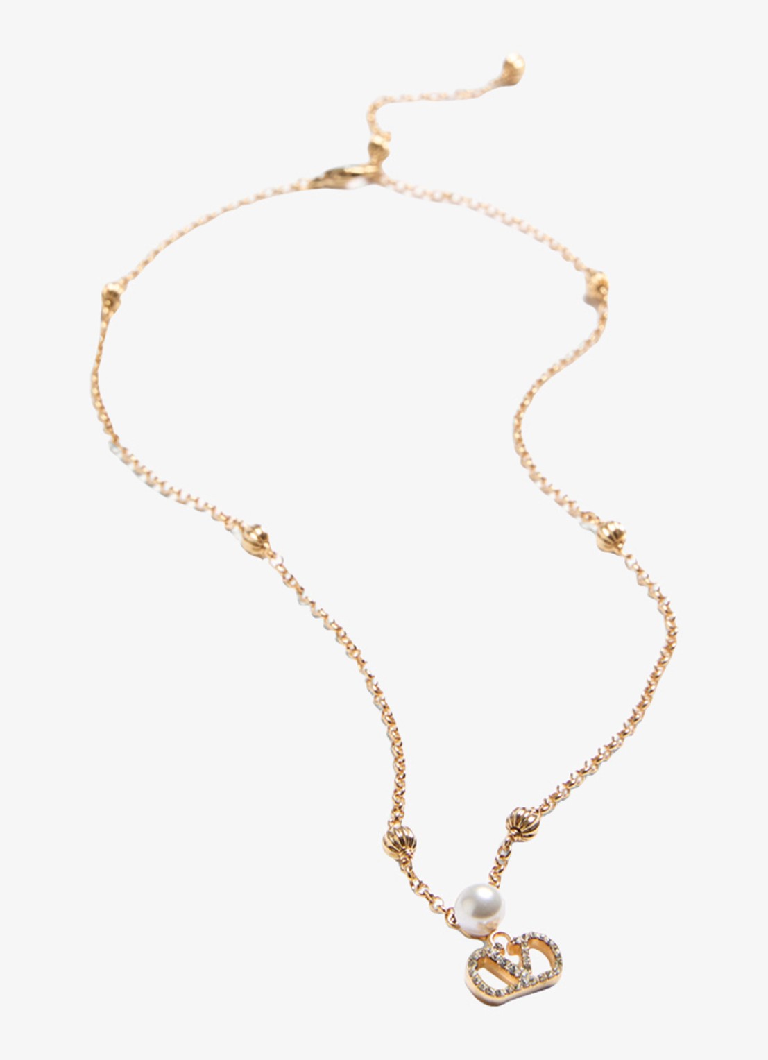 Valentino Garavani Ketting met logo - detail 3 goud