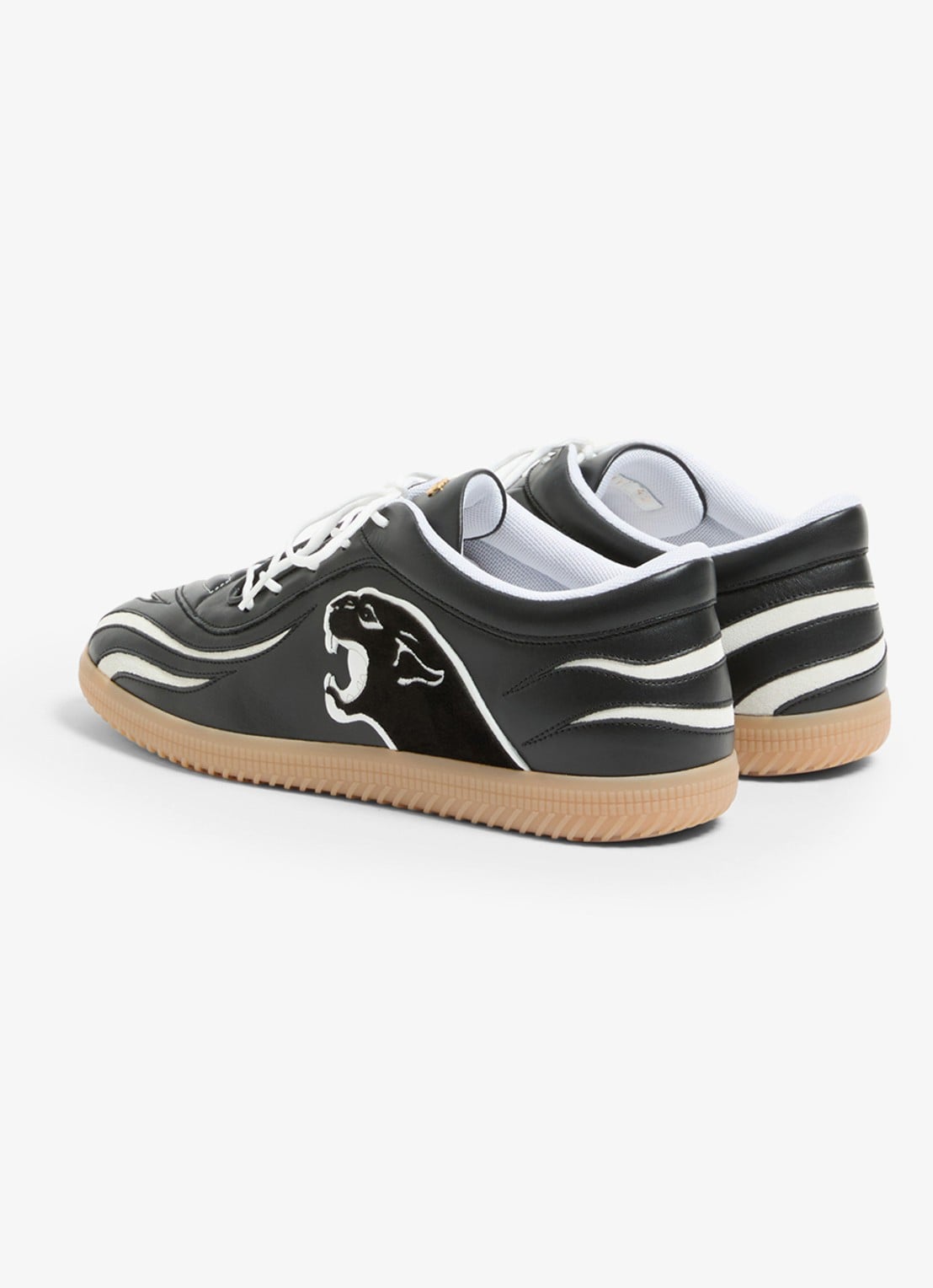 Valentino Garavani Kicky sneaker van geitenleer - achterkant 7 zwart