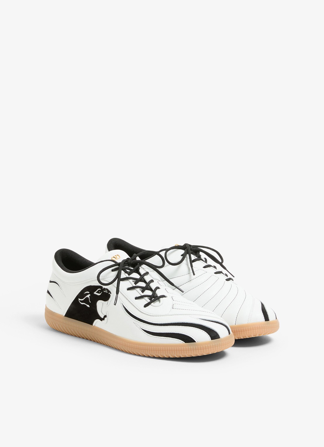 Valentino Garavani Kicky sneaker van geitenleer - voorkant 6 wit