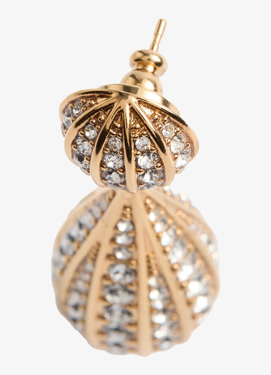Valentino Garavani Oorstekers met kristal - detail 3 goud
