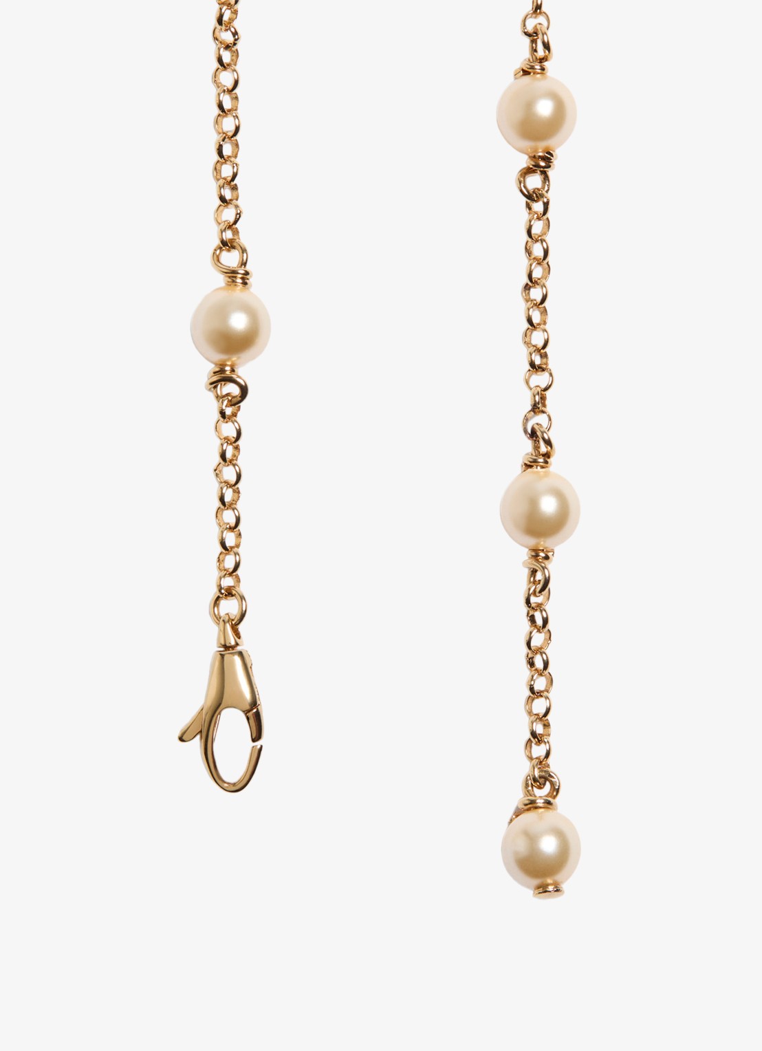 Valentino Garavani Ovalette armband met logo - detail 3 goud