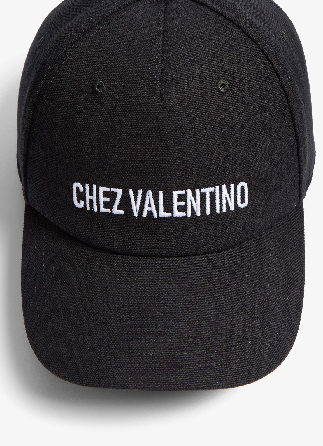 Valentino Garavani Pet met logoborduring - detail 4 zwart
