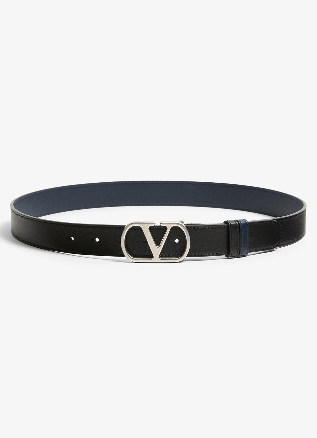 Valentino Garavani Reversible riem van kalfsleer - detail 3 zwart