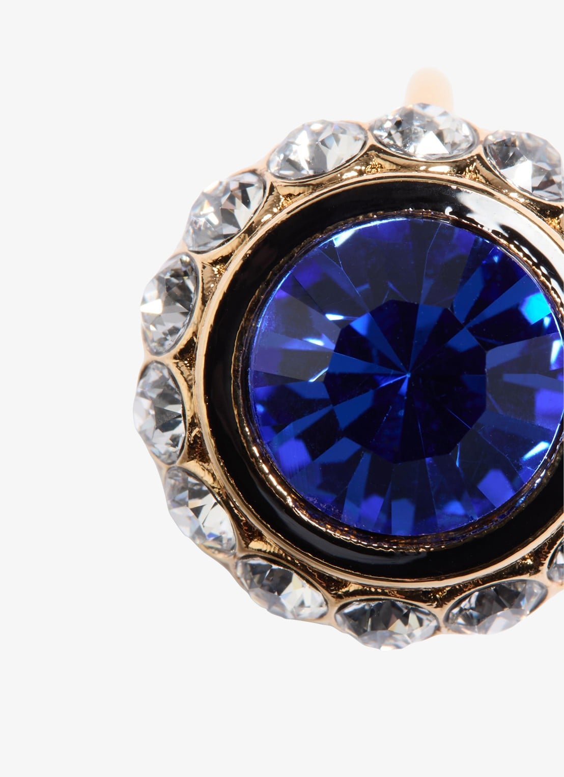 Valentino Garavani Ring met kristal - detail 5 blauw