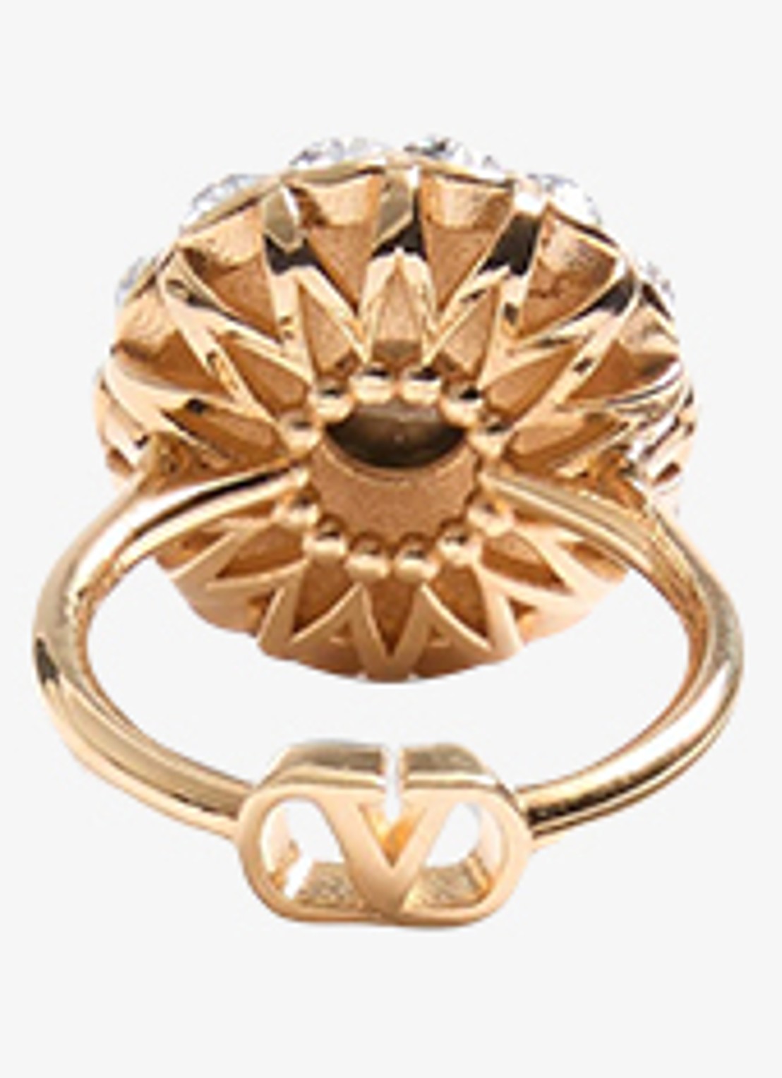 Valentino Garavani Ring met kristal - detail transparant