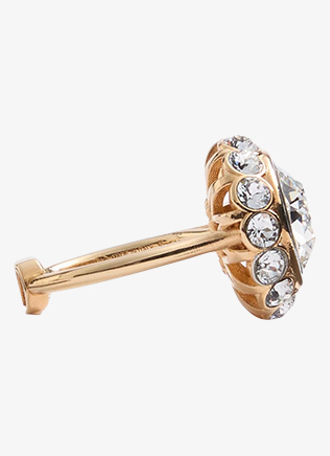 Valentino Garavani Ring met kristal - detail 2 transparant