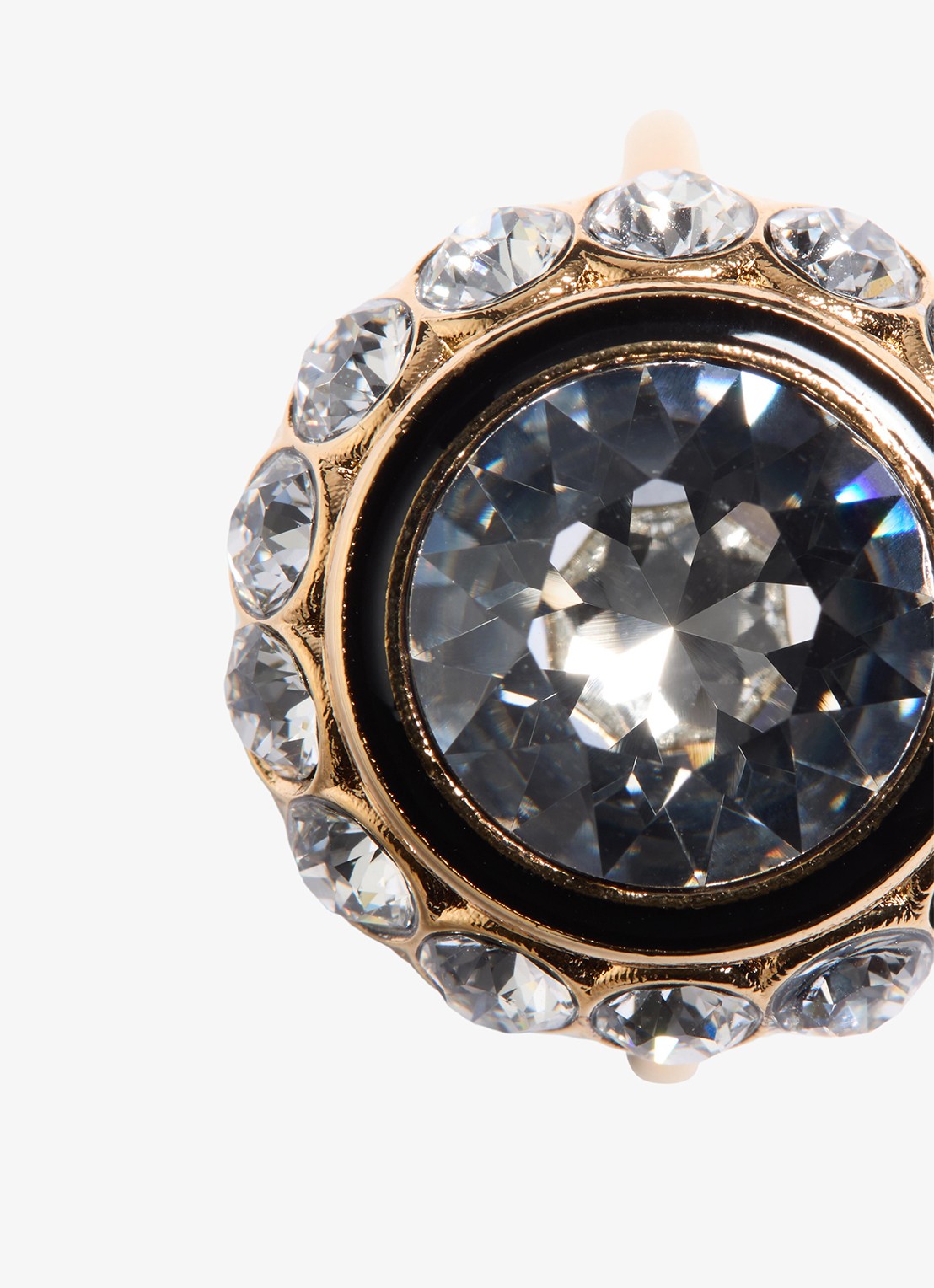 Valentino Garavani Ring met kristal - detail 3 transparant