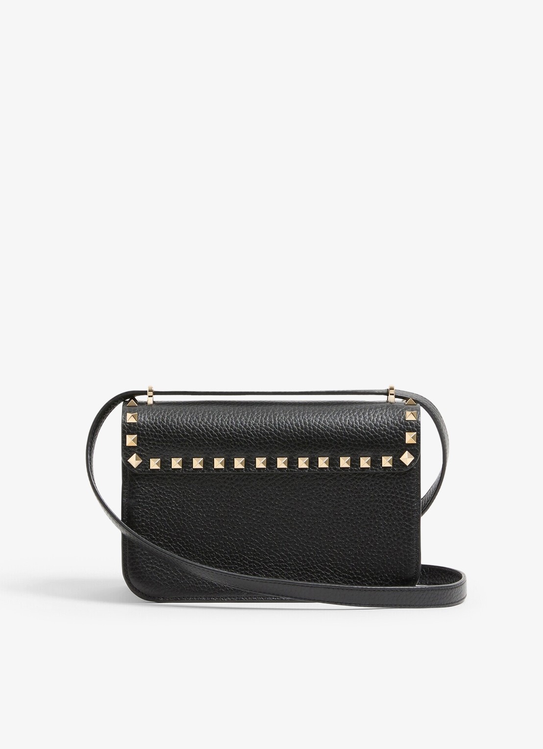 Valentino Garavani Rockstud Small schoudertas van kalfsleer - achterkant zwart